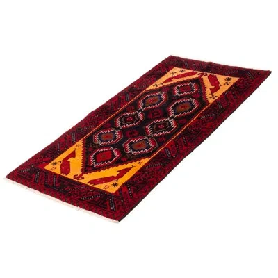 Ecarpetgallery One-of-a-kind 3'3" X 6' New Age Area Rug In Black/red In Black;red