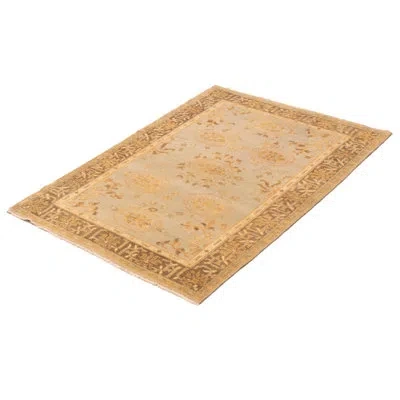 Ecarpetgallery One-of-a-kind Anatolian Hand-knotted 4' X 5'10" Wool Area Rug In Light Blue/ivory/gray In Ivory;gray;light Blue