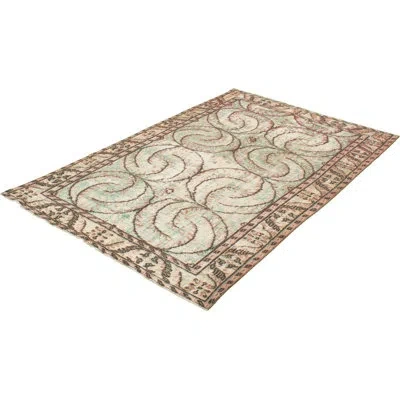 Ecarpetgallery One-of-a-kind Anatolian Vintage Oriental Hand-knotted 6'4" X 9'7" Wool Light Green, Tan Area Rug In Tan;light Green