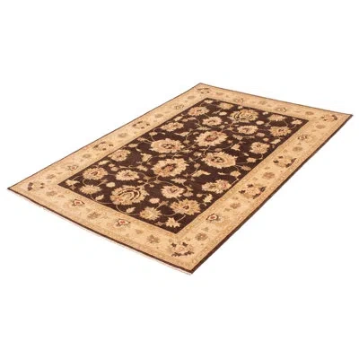 Ecarpetgallery One-of-a-kind Chobi Finest Hand-knotted New Age 6'5" X 9'8" Wool Area Rug In Dark Brown/beige/cream In Beige;cream;dark Brown