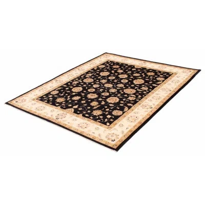 Ecarpetgallery One-of-a-kind Chobi Finest Hand-knotted New Age 8' X 9'9" Wool Area Rug In Black