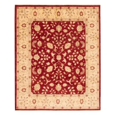 Ecarpetgallery One-of-a-kind Chobi Finest Hand-knotted New Age 8'1" X 9'11" Wool Area Rug In Dark Red/beige/brown In Brown;beige;dark Red