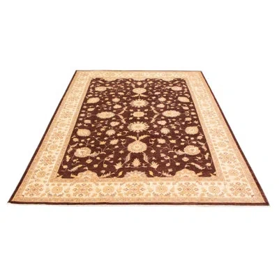 Ecarpetgallery One-of-a-kind Chobi Finest Hand-knotted New Age 8'10" X 11'9" Wool Area Rug In Dark Brown