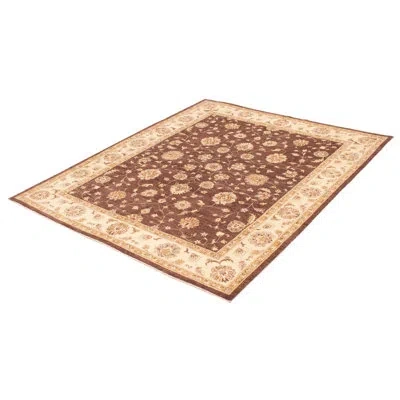 Ecarpetgallery One-of-a-kind Chobi Finest Hand-knotted New Age 8'2" X 10' Wool Area Rug In Dark Brown