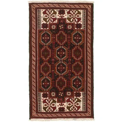 Ecarpetgallery One-of-a-kind Hand-knotted 1980s Anatolia Black/red 3'4" X 6'4" Wool Area Rug In Black;red