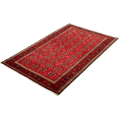 Ecarpetgallery One-of-a-kind Hand-knotted 1980s Anatolia Red 5'4" X 10'2" Wool Area Rug In Red,black,cream