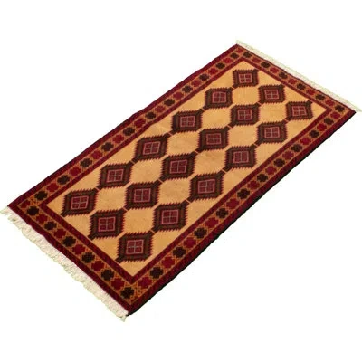 Ecarpetgallery One-of-a-kind Hand-knotted 1980s Rizbaft Tan 3'4" X 6'5" Wool Area Rug