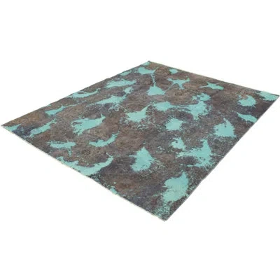 Ecarpetgallery One-of-a-kind Hand-knotted 1990s Blue/gray 8'5" X 10'8" Wool Area Rug In Blue,gray
