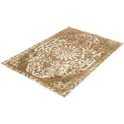 Ecarpetgallery One-of-a-kind Hand-knotted 1990s Tan/white 5'3" X 7'9" Wool Area Rug In White;tan