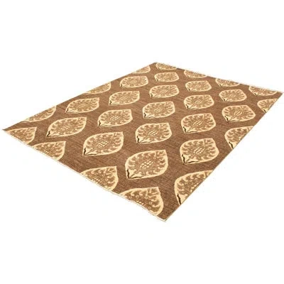 Ecarpetgallery One-of-a-kind Hand-knotted New Age 18/20 Pako Brown 8'11" X 11'11" Wool Area Rug In Brown,cream,dark Brown