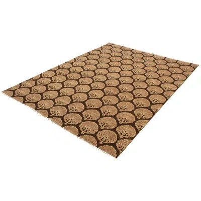Ecarpetgallery One-of-a-kind Hand-knotted New Age 18/20 Pako Dark Brown/tan 8'10" X 11'5" Wool Area Rug In Tan,dark Brown