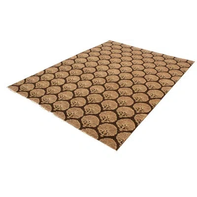 Ecarpetgallery One-of-a-kind Hand-knotted New Age 18/20 Pako Dark Brown/tan 8'11" X 11'10" Wool Area Rug In Tan,dark Brown