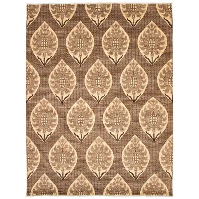 Ecarpetgallery One-of-a-kind Hand-knotted New Age 18/20 Pako Tan 8'5" X 11' Wool Area Rug In Brown,ivory,tan