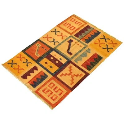 Ecarpetgallery One-of-a-kind Hand-knotted New Age Anatolian Beige 4' X 6' Wool Area Rug