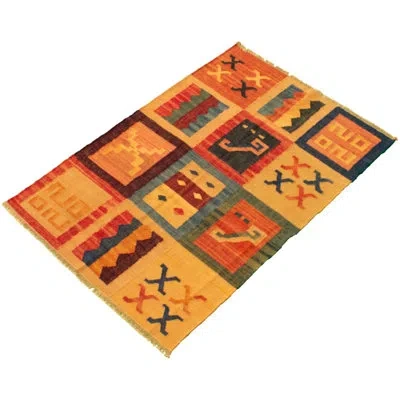 Ecarpetgallery One-of-a-kind Hand-knotted New Age Anatolian Beige 4'2" X 6'2" Wool Area Rug