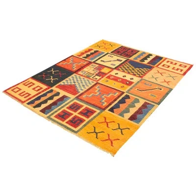 Ecarpetgallery One-of-a-kind Hand-knotted New Age Anatolian Dark Red/tan 9'3" X 11'11" Wool Area Rug In Dark Red,tan