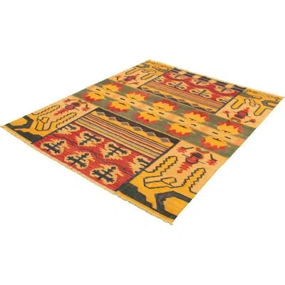 Ecarpetgallery One-of-a-kind Hand-knotted New Age Anatolian Light Gold 8'2" X 10'1" Wool Area Rug