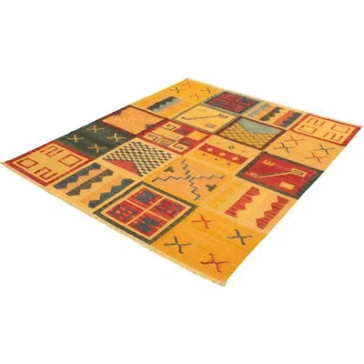 Ecarpetgallery One-of-a-kind Hand-knotted New Age Anatolian Light Orange 8'3" X 10' Wool Area Rug