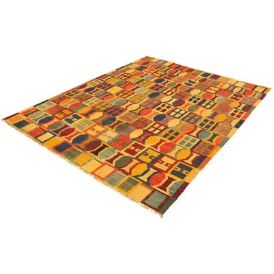 Ecarpetgallery One-of-a-kind Hand-knotted New Age Anatolian Multicolor 9'3" X 11'11" Wool Area Rug