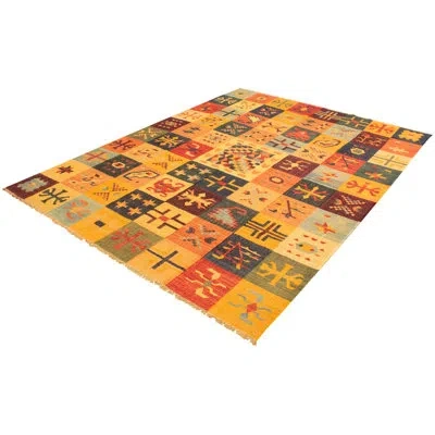 Ecarpetgallery One-of-a-kind Hand-knotted New Age Anatolian Orange/yellow 10'3" X 13'11" Wool Area Rug In Orange,yellow