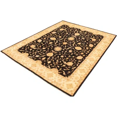 Ecarpetgallery One-of-a-kind Hand-knotted New Age Chobi Finest Black 12' X 15'6" Wool Area Rug In Black,brown,cream
