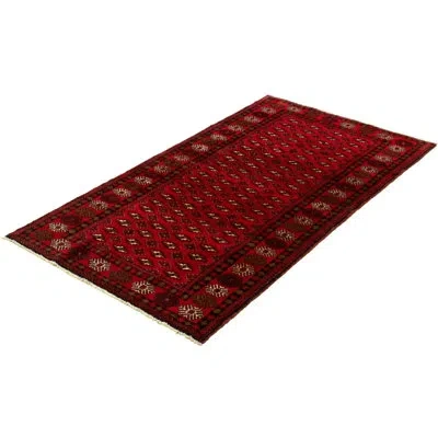 Ecarpetgallery One-of-a-kind Hand-knotted New Age Esari Red/black 4'9" X 9'7" Runner Wool Area Rug In Black;red