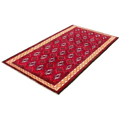 Ecarpetgallery One-of-a-kind Hand-knotted New Age Esari Red/yellow 5'3" X 9'6" Wool Area Rug In Red;yellow