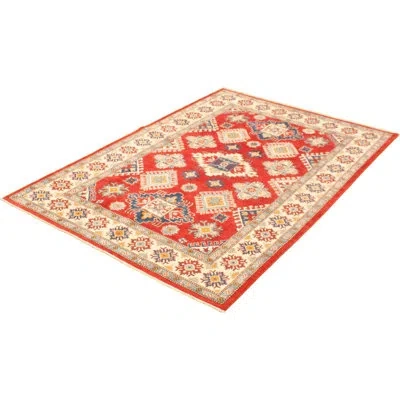Ecarpetgallery One-of-a-kind Hand-knotted New Age Finest Gazni Red/beige/blue 6'2" X 9'1" Wool Area Rug In Red,beige,blue