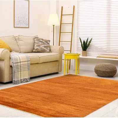 Ecarpetgallery One-of-a-kind Hand-knotted New Age Gabbeh Light Brown 4'2" X 6'4" Wool Area Rug