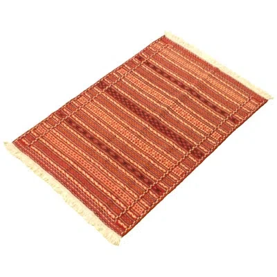 Ecarpetgallery One-of-a-kind Hand-knotted New Age Kashkoli Dark Red/yellow 3'3" X 4'8" Wool Area Rug In Yellow;dark Red