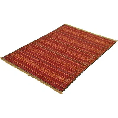 Ecarpetgallery One-of-a-kind Hand-knotted New Age Kashkoli Red/beige 4'9" X 6'7" Wool Area Rug In Red;beige