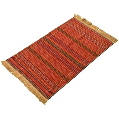 Ecarpetgallery One-of-a-kind Hand-knotted New Age Kashkoli Red/yellow 3'3" X 5' Wool Area Rug In Red;yellow