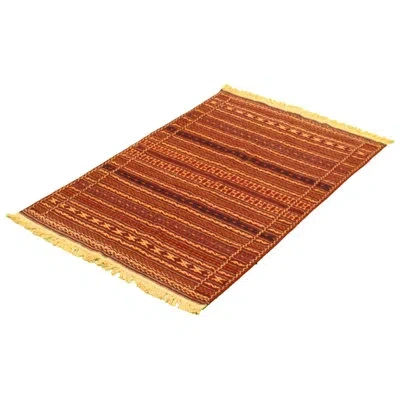 Ecarpetgallery One-of-a-kind Hand-knotted New Age Kashkoli Red/yellow 3'5" X 5' Wool Area Rug In Red;yellow