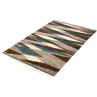 Ecarpetgallery One-of-a-kind Hand-knotted New Age Pako Moroccan Gray 4'10" X 8'4" Wool Wool Area Rug