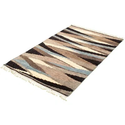 Ecarpetgallery One-of-a-kind Hand-knotted New Age Pako Moroccan Tan 5' X 8'4" Wool Area Rug In Tan,gray