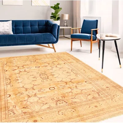 Ecarpetgallery One-of-a-kind Hand-knotted New Age Pako Persian 18/20 Beige 6'1" X 8'9" Wool Area Rug