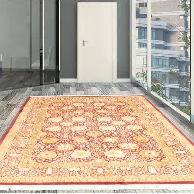 Ecarpetgallery One-of-a-kind Hand-knotted New Age Pako Persian 18/20 Burgundy 6'1" X 8'5" Wool Area Rug