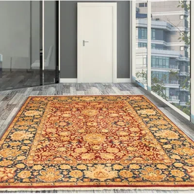Ecarpetgallery One-of-a-kind Hand-knotted New Age Pako Persian 18/20 Dark Red 6'1" X 8'7" Wool Area Rug