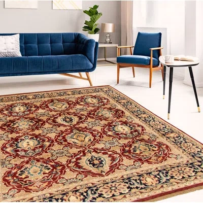 Ecarpetgallery One-of-a-kind Hand-knotted New Age Pako Persian 18/20 Red 6'1" X 8'4" Wool Area Rug