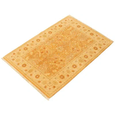 Ecarpetgallery One-of-a-kind Hand-knotted New Age Pako Persian Copper 5' X 7'5" Wool Area Rug In Orange,beige
