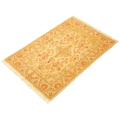 Ecarpetgallery One-of-a-kind Hand-knotted New Age Pako Persian Light Khaki 4' X 6'7" Wool Area Rug