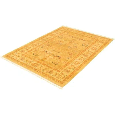 Ecarpetgallery One-of-a-kind Hand-knotted New Age Pako Persian Light Khaki 6' X 8'8" Wool Area Rug In Burgundy,light Khaki,dark Navy