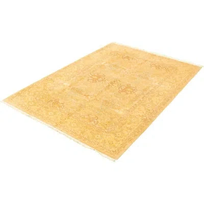 Ecarpetgallery One-of-a-kind Hand-knotted New Age Pako Persian Light Khaki 6' X 9'1" Wool Area Rug In Light Khaki,ivory,brown