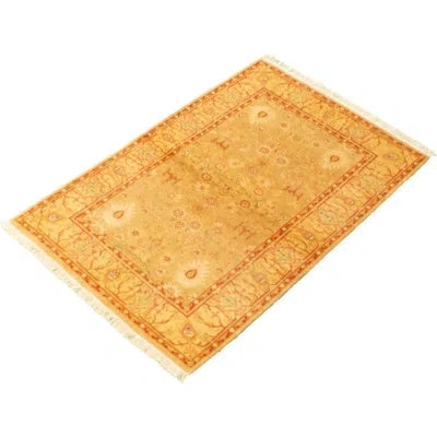 Ecarpetgallery One-of-a-kind Hand-knotted New Age Pako Persian Tan 4' X 6'1" Wool Area Rug