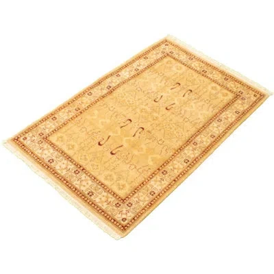 Ecarpetgallery One-of-a-kind Hand-knotted New Age Pako Persian Tan 4'1" X 6'3" Wool Area Rug