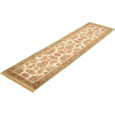 Ecarpetgallery One-of-a-kind Hand-knotted New Age Sultanabad Ivory 2'8" X 10'7" Runner Wool Area Rug