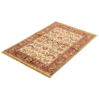 Ecarpetgallery One-of-a-kind Hand-knotted New Age Sultanabad Ivory 4' X 6'1" Wool Area Rug