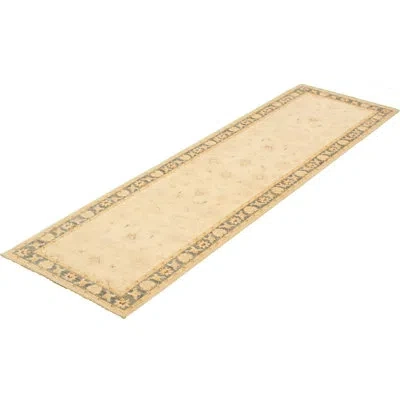 Ecarpetgallery One-of-a-kind Hand-knotted New Age Ushak Ivory 2'8" X 9'7" Runner Wool Area Rug