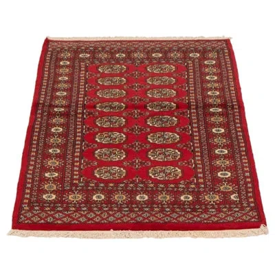 Ecarpetgallery One-of-a-kind Peshawar Hand-knotted New Age 3'1" X 5'1" Wool Area Rug In Red/beige/blue In Blue;red;beige