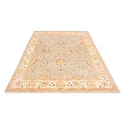 Ecarpetgallery One-of-a-kind Peshawar Oushak Hand-knotted New Age 8'10" X 12'1" Wool Area Rug In Begie In Begie;begie